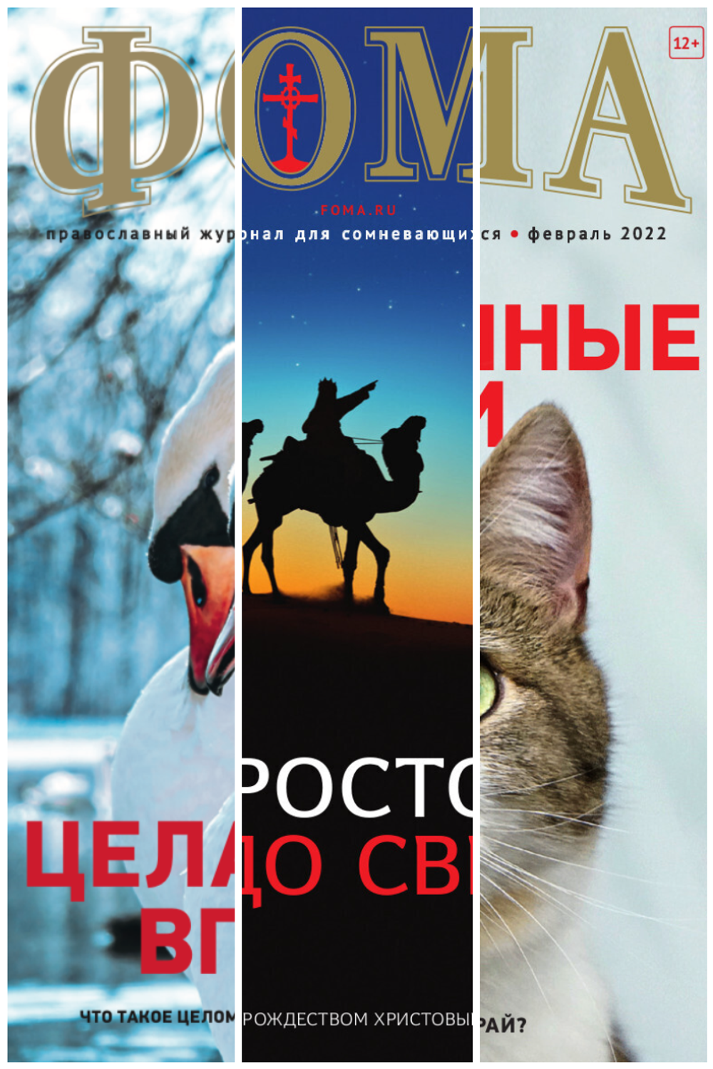 Комплект журналов "Фома" за 2022 год — 3 номера (ЗИМА)