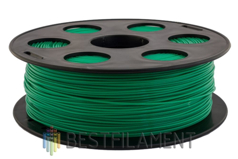 Зеленый PLA пластик Bestfilament для 3D-принтеров 1 кг (1,75 мм)