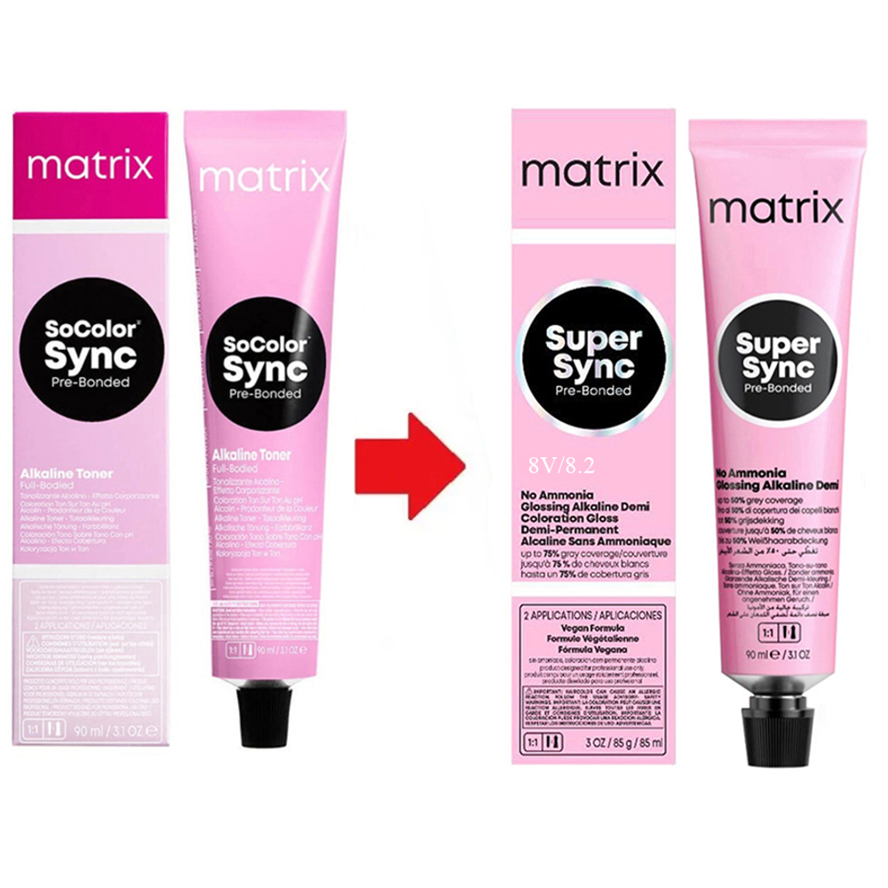 Matrix Super Sync 8V Светлый блондин перламутровый 90 мл