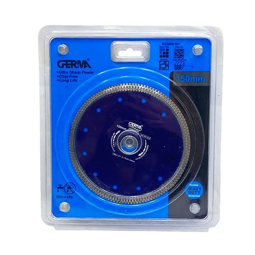 Диск отрезной алмазный 150*22,2 турбо ультратонкий, по керамограниту Garda