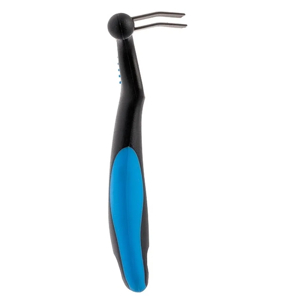 Грабли DeLIGHT двухрядные особопрочные широкие супердлинный зуб