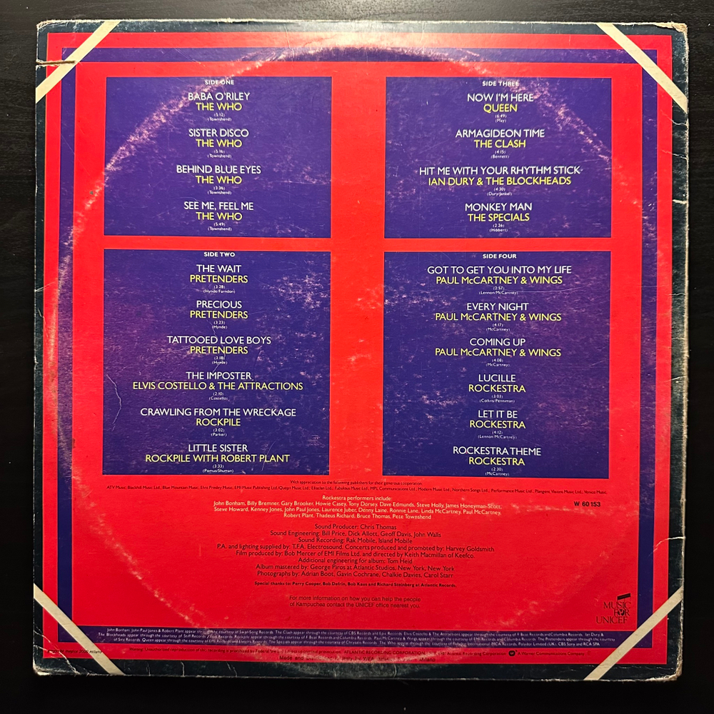 Сборник Concerts For The People Of Kampuchea 2LP (Италия 1981г.)