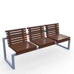 Скамейка уличная Трио