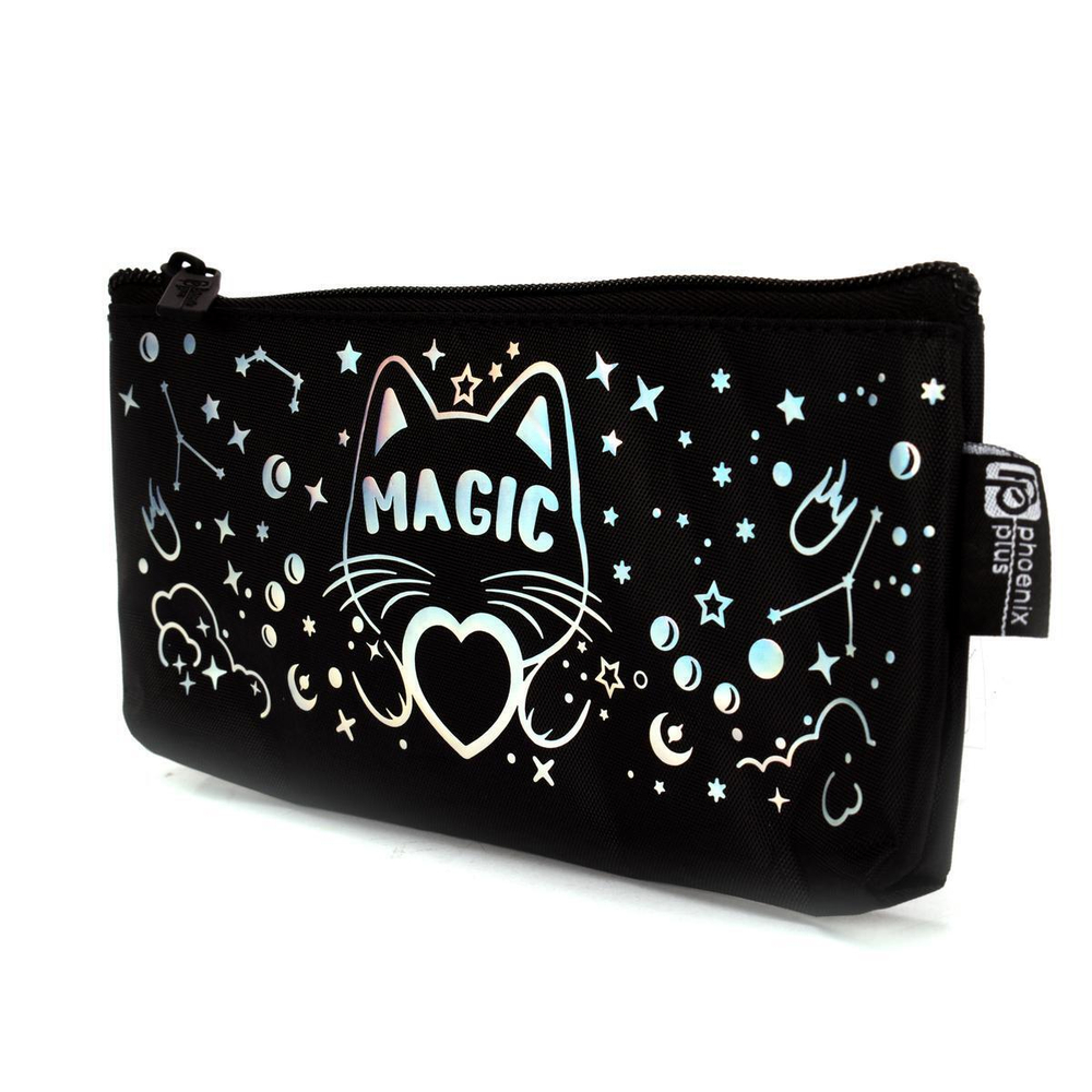 Пенал 1отд.19х9х1.5см "Меджик кот" (Феникс+)