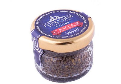 Икра черная стерляжья "Горкунов", 20г