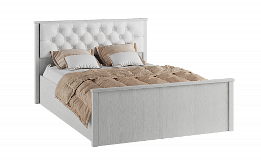 Кровать с ортопедическим основанием Модена МКР-2 140х200, ясень