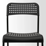 Стол и 4 стула - IKEA SANDSBERG/ADDE/САНДСБЕРГ/АДДЕ ИКЕА, 110х67 см, черный