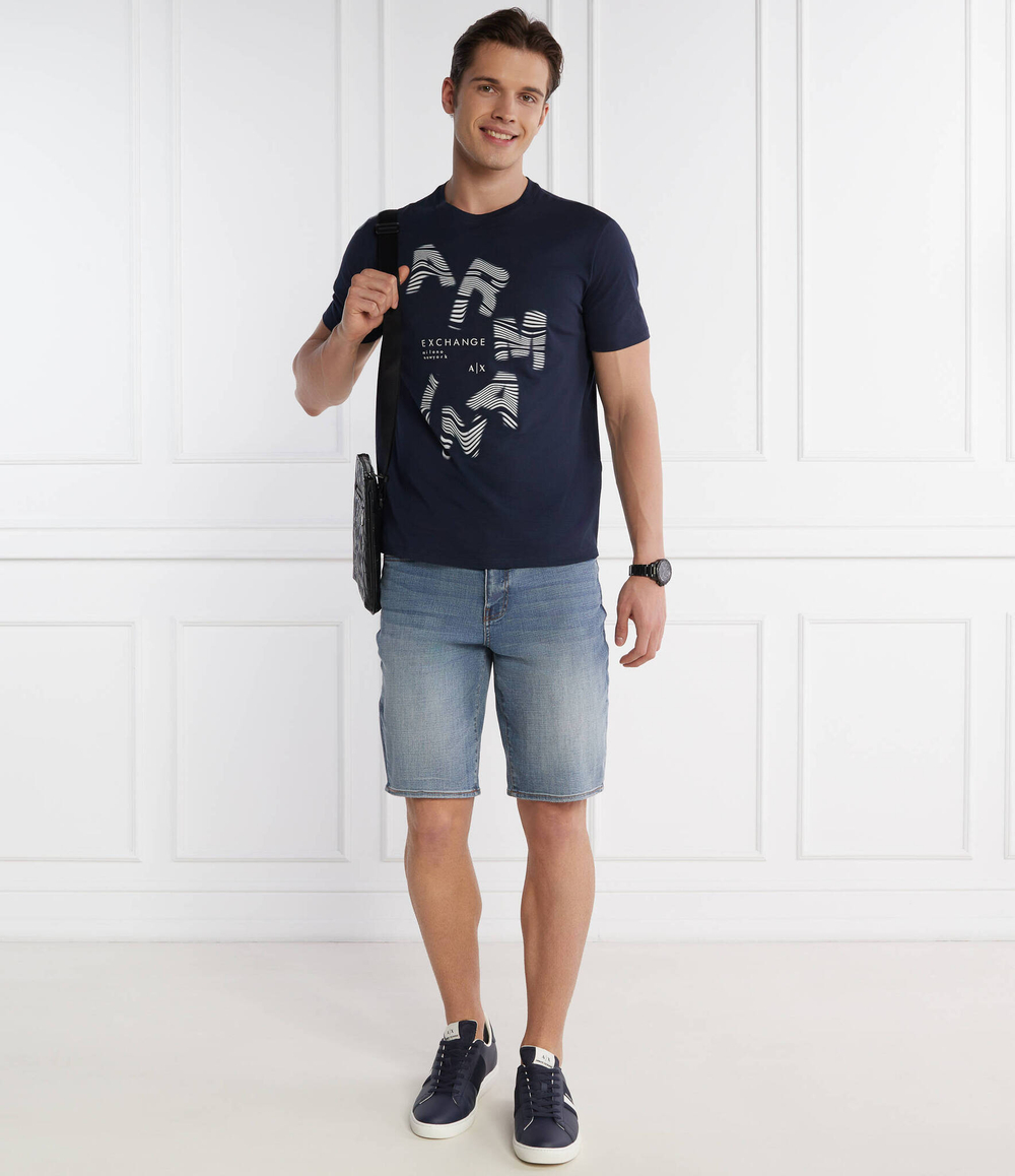 Футболка Armani Exchange - темно-синий(3DZTBE ZJA5Z)