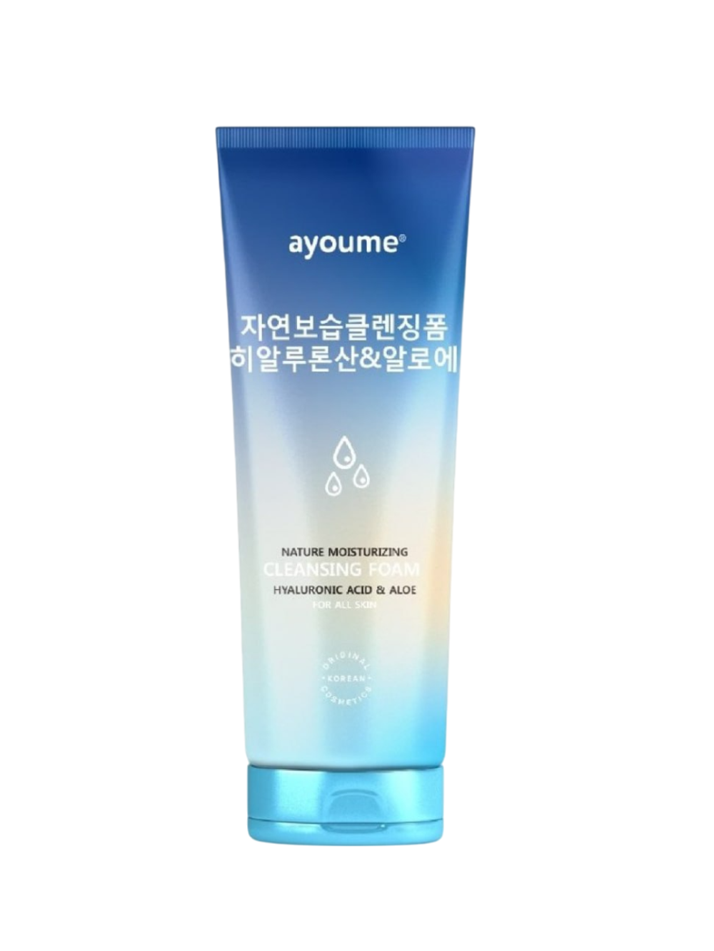 [AYOUME] Пенка для лица увлажняющая с ГИАЛУРОНВОЙ КИСЛОТОЙ и АЛОЭ Nature Moisturizing Cleansing Foam Hyaluronic Acid & Aloe, 100мл