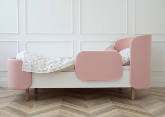 Кровать подростковая KIDI Soft размер М (розовый)