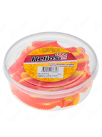 Виброхвост несъедобный Helios Catcher 2,75"/7 см Blue Sparkles & White 30шт. (HS-1-026-N-30)