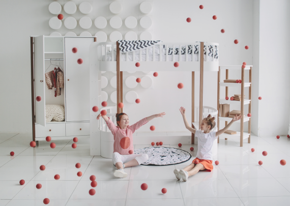 Кровать-чердак Classic (белый)