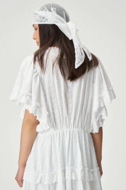 Туника-халат Джипси белая