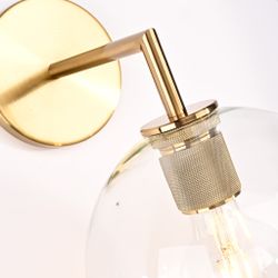 Бра Rh Utilitaire Globe Shade Single Sconce Brass By Imperiumloft