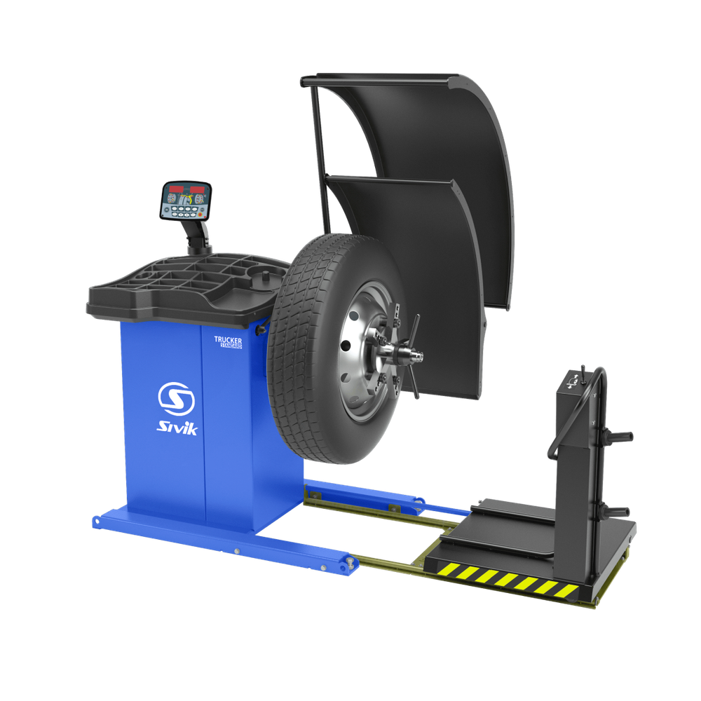 Грузовой балансировочный станок TRUCKER STANDARD Красный RAL3020