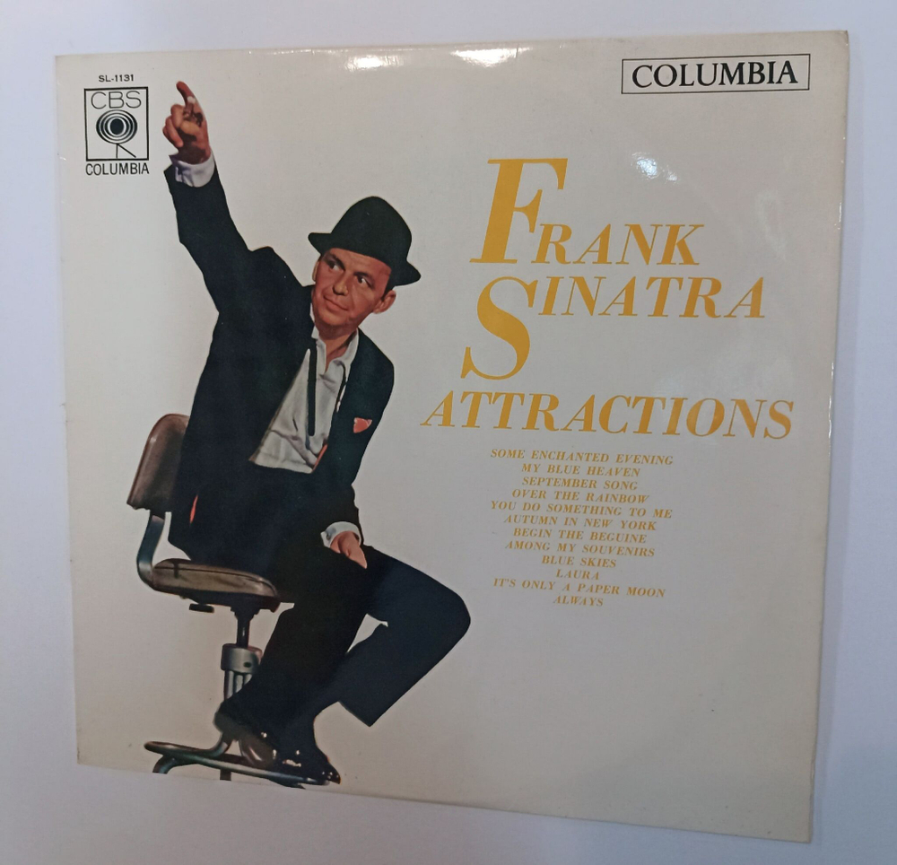 Винтажная виниловая пластинка LP Frank Sinatra Attractions (Japan 1963)