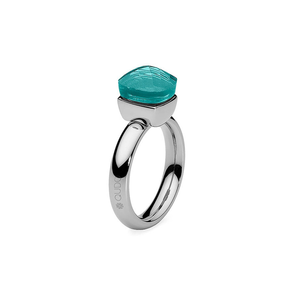 Кольцо Qudo Firenze blue apatite 16 мм 626039/16.0 BL/S размер 16