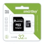 32 Gb microSD Smartbuy Class 10 с адаптером