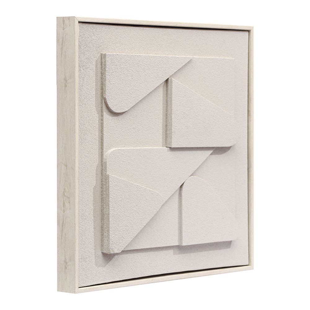 Панно декоративное с эффектом 3D Minimalism Triangle, 40х40 см