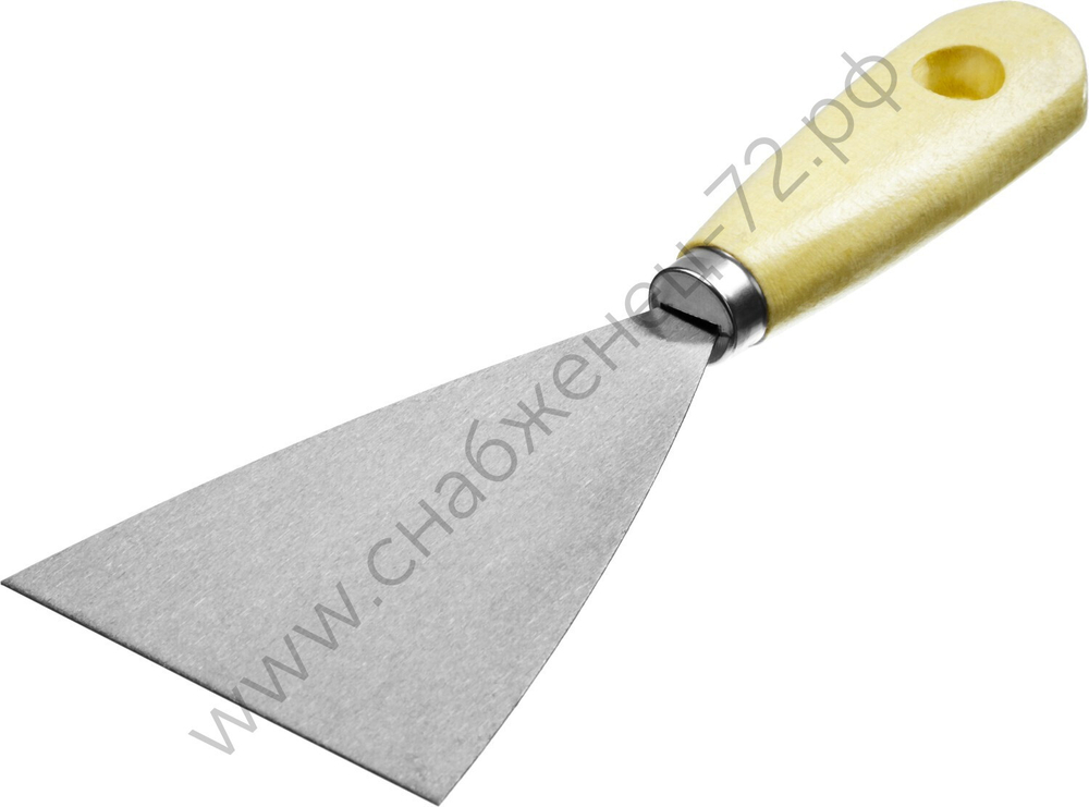 MIRAX 80 мм, деревянная ручка, стальной, Шпатель (1000-080)