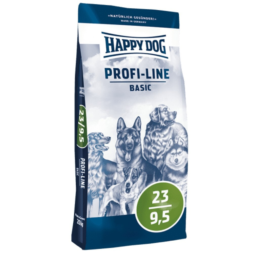 Happy Dog Profi-Line Basic 23/9,5, 20 кг - корм для собак средних и крупных пород