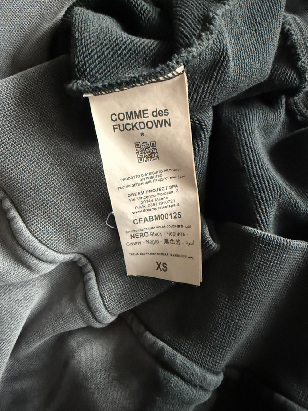 Хлопковый костюм Comme des Fuckdoun, XS