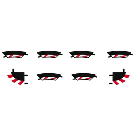 Внутреннее расширение виража Carrera EVO 20591/Digital 124/132, радиус 2/30°, 8 дет. 20591