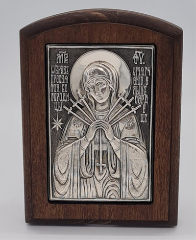 Икона д/р 8*10 сер. БМ Умягчение злых сердец (Ков) 10696007