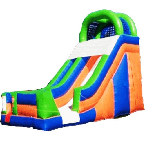 Детский надувной батут-горка "Игровая полянка"