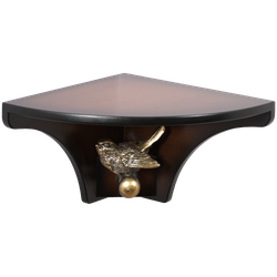 Полочка Гармония (угловая) Орех