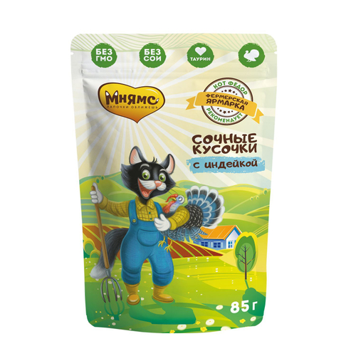 Мнямс корм консервированный для кошек сочные кусочки в соусе