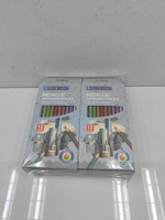 Карандаши цветные Metallic 12 цветов круглые