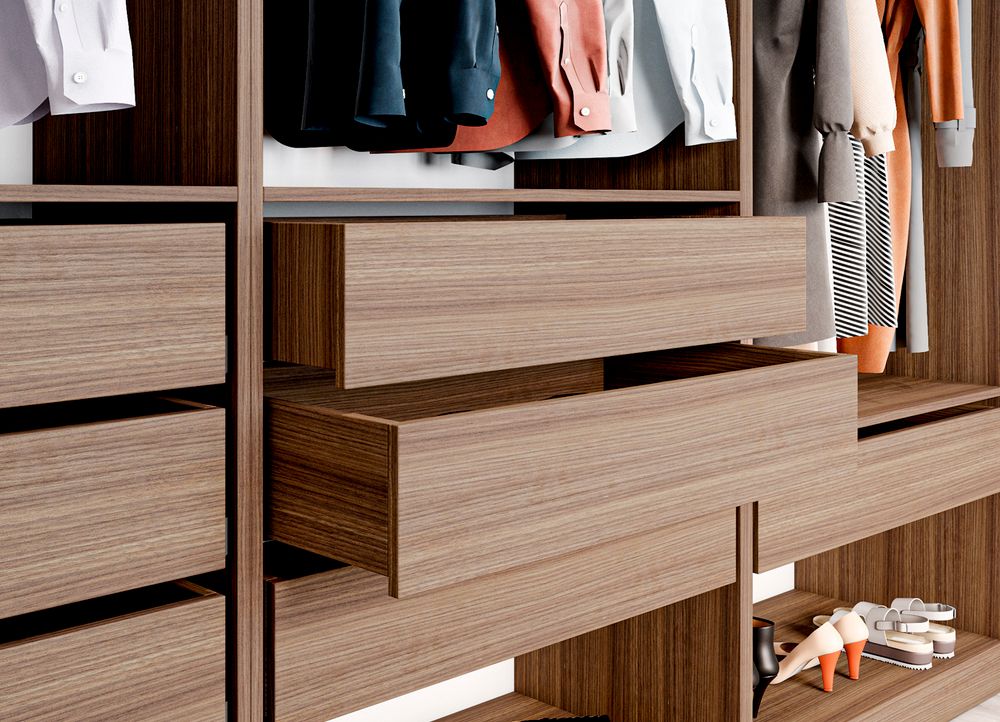 МС Роза Орех Франклин Ящик 900