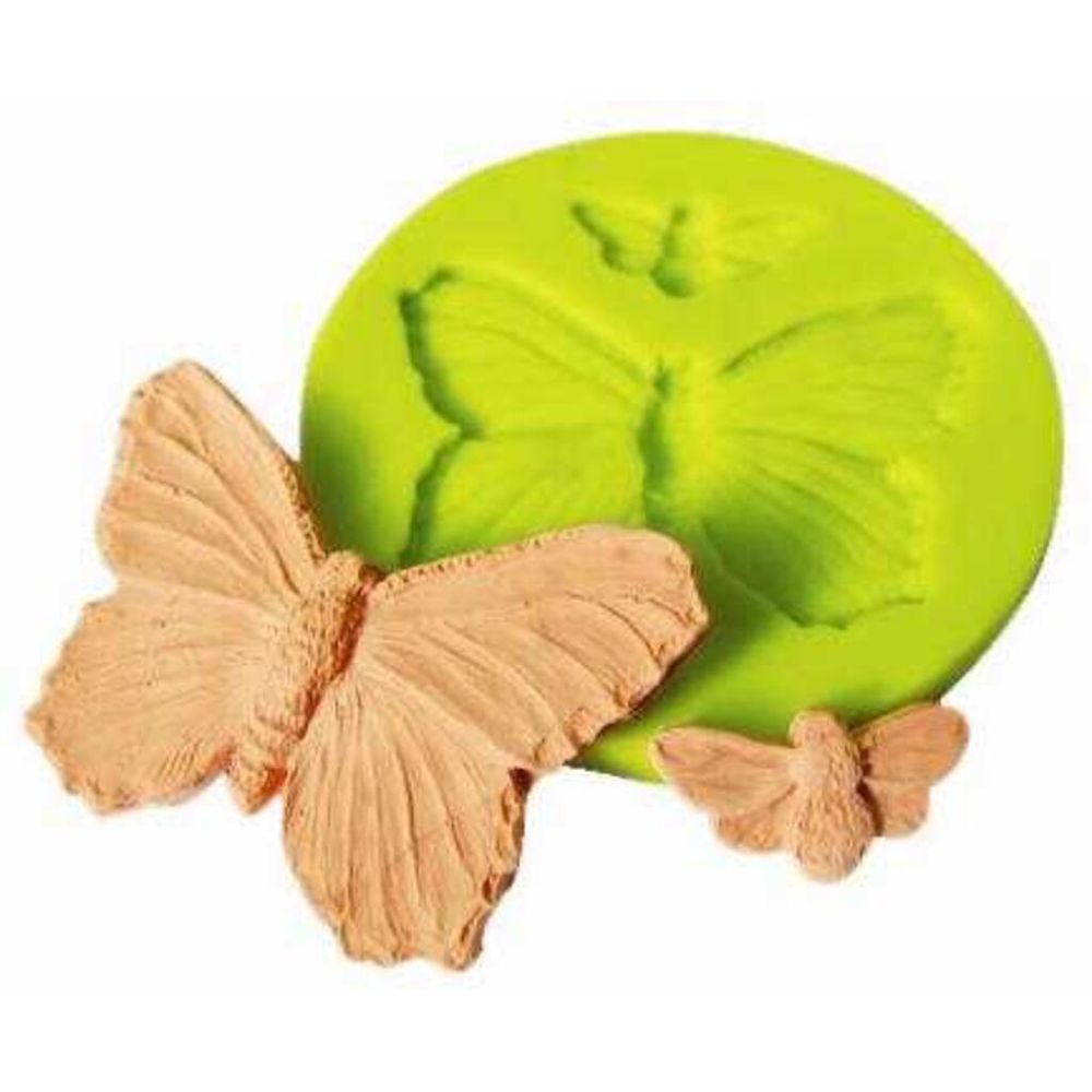 Форма кондитерская "Бабочка" d 6*0,5 см (2/4,5 см) силикон P.L.