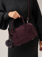 Замшевая сумка DBR 31348 сливовый