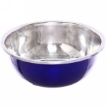 Миска металлическая 23 см 2000 мл синяя