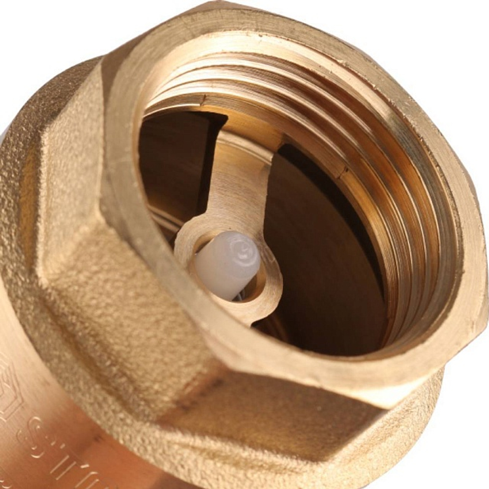 Клапан обратный STOUT - 1" (ВР/ВР, PN12, Tmax 100°C, затвор пластиковый)