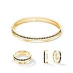 Кольцо Coeur de Lion Black-Gold 0136/40-1316 58