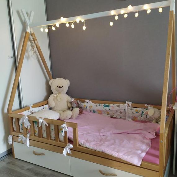 Детская кроватка Инди (Indi) из массива бука