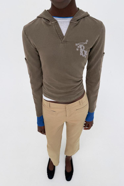 ZARA ХУДИ BRATZ®, ТЕМНО-КОРИЧНЕВЫЙ