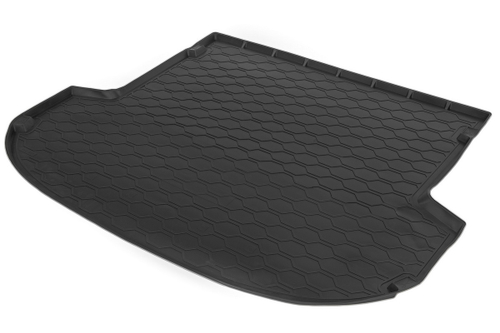 Коврик в багажник автомобиля Rival для Hyundai Santa Fe IV поколение (5 мест) 2018-2021, полиуретан, 12306006