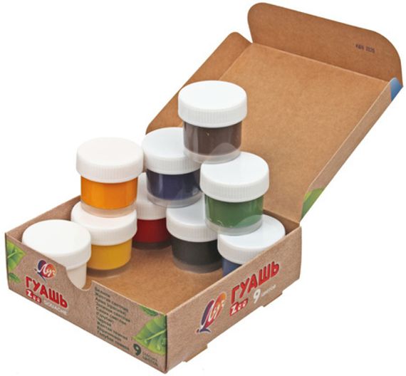 Quaş \  Гуашь Zoo 9 rəng