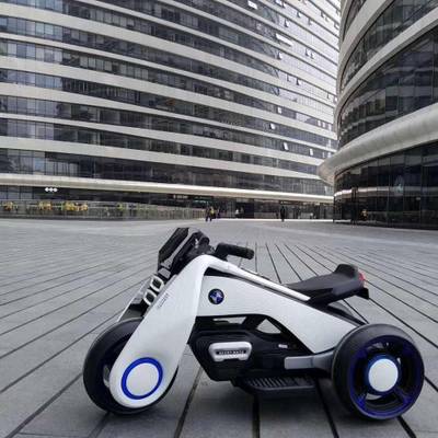 Детский электромотоцикл "SOHO GALAXY" белый