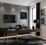 Подарочные часы — эпоксидная смола, мрамор, ручная работа