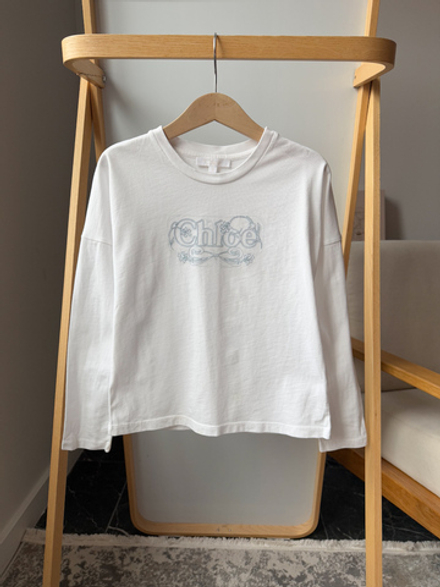 Хлопковый лонгслив Chloe, 128