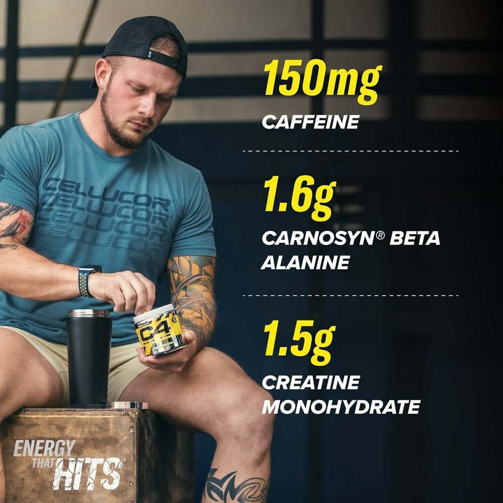 Предтренировочный комплекс Cellucor "C4 Original", для набора мышечной массы