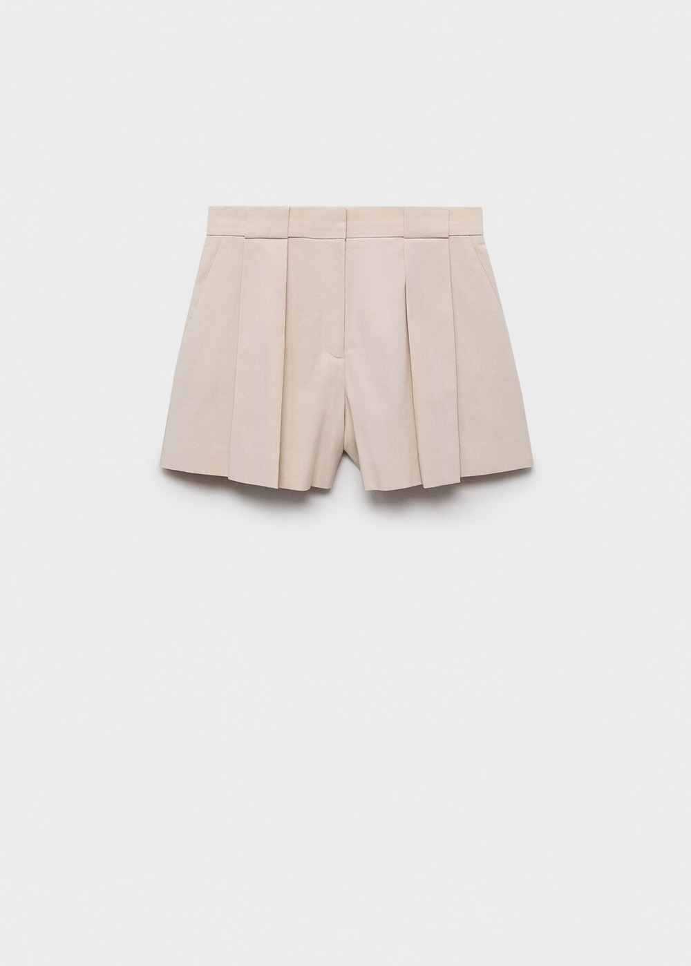 Костюмные шорты с защипами