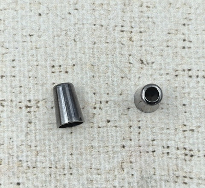 Наконечник, металл, d 5 мм, 13,8х9 мм, чёрный никель