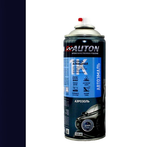 AUTON Автоэмаль алкидная ТЁМНО-СИНЯЯ 456, аэрозоль 520мл