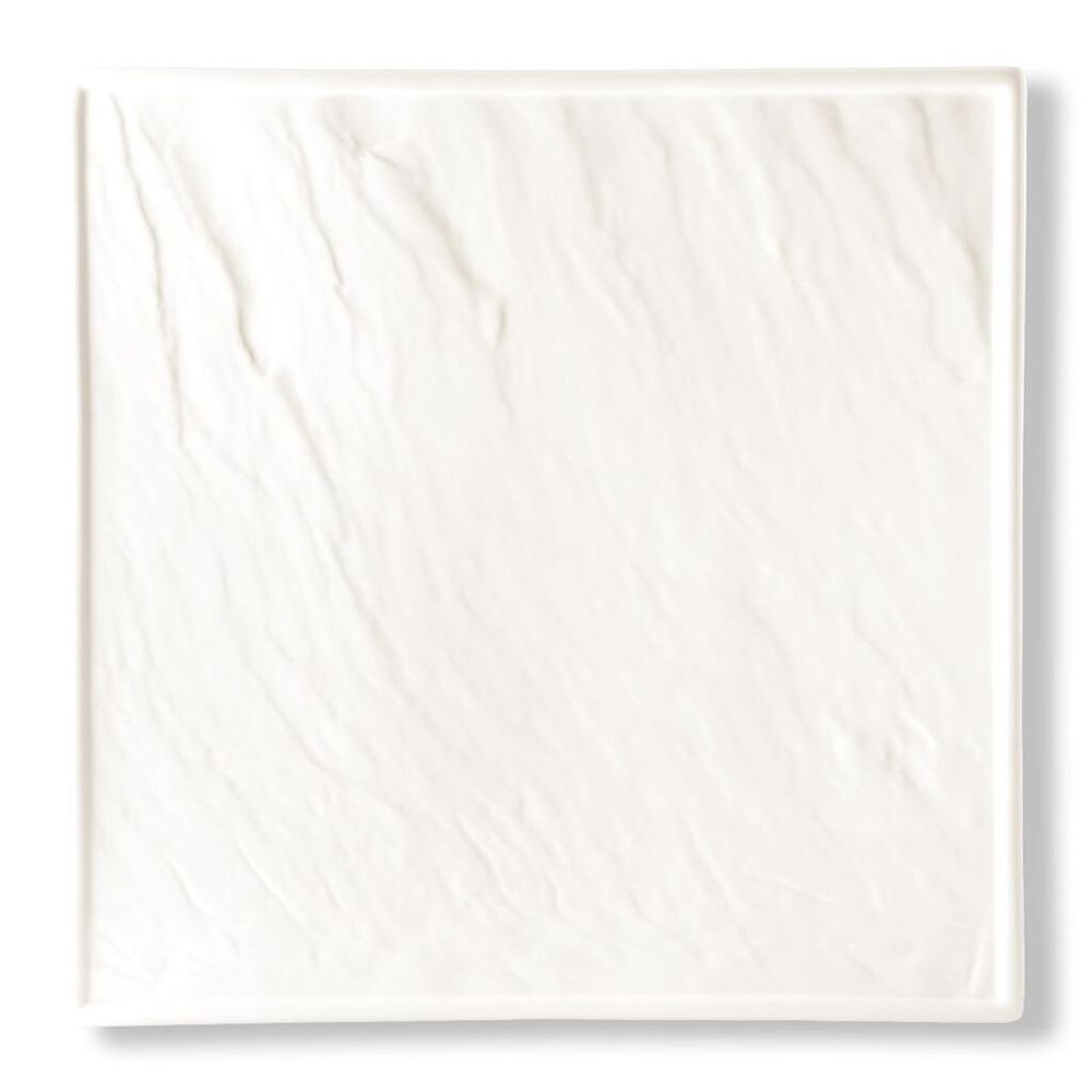 Блюдо квадратное 25,5*25,5 см Relief белое фарфор P.L. Proff Cuisine [3]